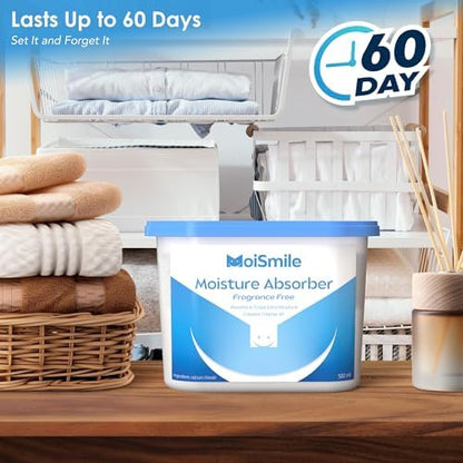 Moisture Absorbers, Fragrance Free Humidity Absorber, 3 Pack, 10.5 oz Boxes
