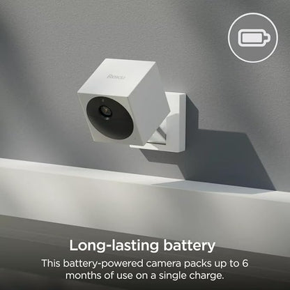Roku Smart Home Outdoor Wire-Free Security Camera SE with Motion Detection Wireless (Renewed)