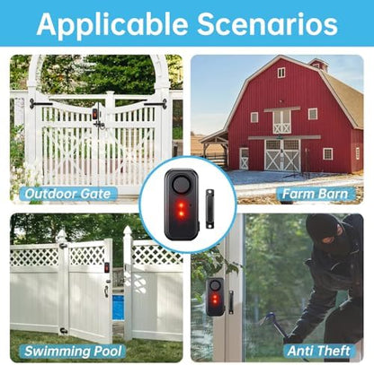 Hendun Upgraded Window Door Alarm With Remote, Pool Alarm For Kids Safety