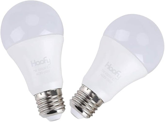 Tbest Dusk to Dawn Bulb, 7W Smart LED Light with Built-in Photosensor Detection Automatic On Off