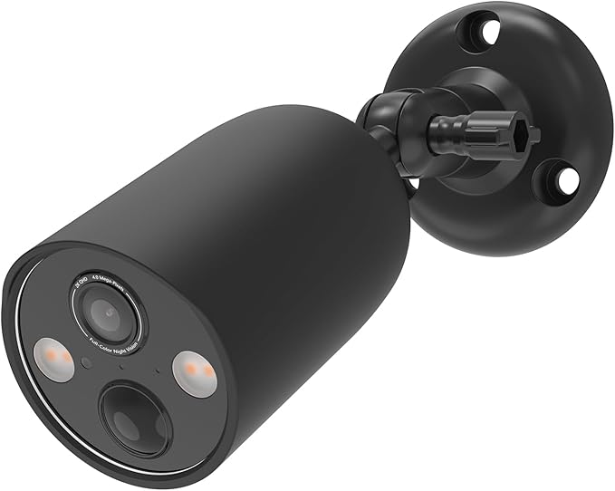 Adjustable Mount and Silicone Skin Cover for TP-Link Tapo MagCam 2024 PCMag(Tapo C425) and Tapo SolarCam 2K Security Cameras (Black)