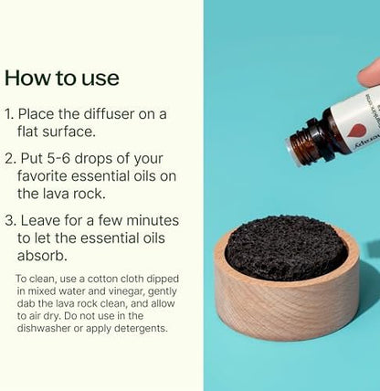 Plant Therapy Lava Rock Passive Diffuser for Essential Oils