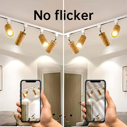 M GU10 3 Color Temperature LED Bulbs 3000K/5000K/4000K,5W(50W Equivalent),600LM, 3CCT Color Changing Flood Light Bulb for Recessed Lighting,10 Pack
