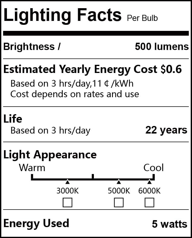 ORALUCE 丨 Bundle - A15 e12 Base Lightbulbs Warm White 3000K (Pack of 6) & Smart LED Bulb A19 Wi-Fi and Bluetooth (Pack of 4)