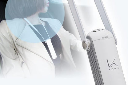 MY AIR KL-P02UX Black (2nd Gen) Rechargeable Photocatalytic Air Purifier w/Pollen Filter, Made in Japan, Washable Filter, Allergen, Pollen, Pet Allergy & Viruses, Tested w/Universities in Japan
