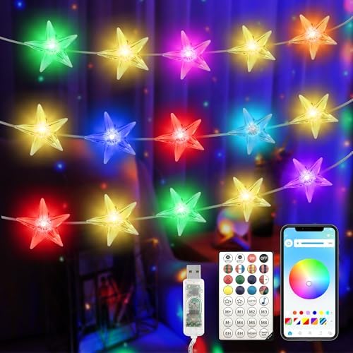 33 FT 80 LED USB Smart Star Lights for Bedroom Indoor