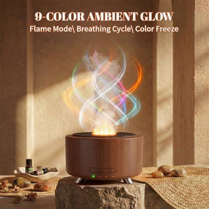 500ML Retro Vinyl Essential Oil Diffuser for Home