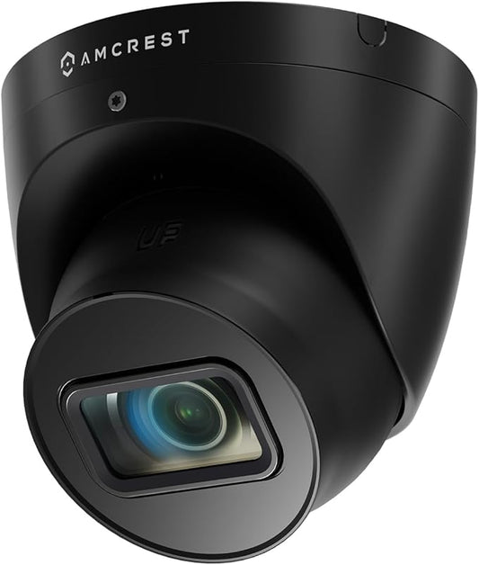 Amcrest Analog Outdoor Security Camera, Dome 2MP 1080P @ 30fps, Quadbrid HD-CVI/TVI/AHD, 98ft Night Vision, IP67 Metal, 129° FOV, Black (Not an IP Camera) (DVR Required, Not Included) (AMC1080DM28-B)