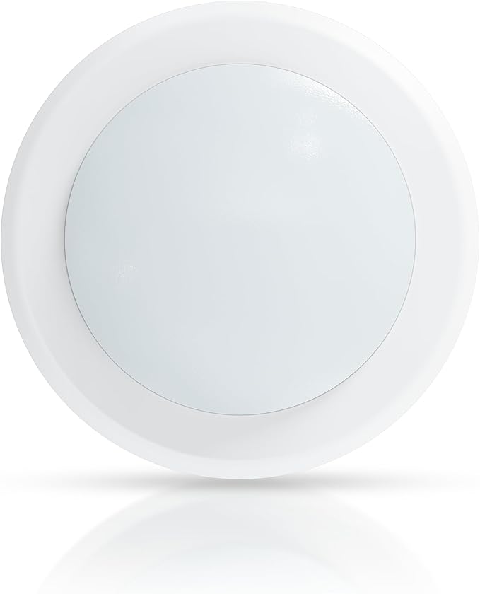 ECOELER 6 Inch LED Disk Lights, Dimmable Flush Mount Ceiling Downlights, 16.5W 1000Lm 2700K Soft White, Low Profile Recessed Ceiling Can Light for Hallways, Bathrooms, Garage, ETL Listed, Pack of 1
