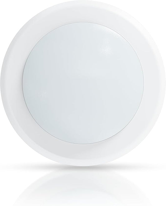 ECOELER 6 Inch LED Disk Lights, Dimmable Flush Mount Ceiling Downlights, 16.5W 1000Lm 2700K Soft White, Low Profile Recessed Ceiling Can Light for Hallways, Bathrooms, Garage, ETL Listed, Pack of 1
