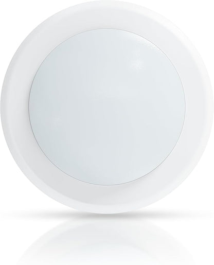ECOELER 5/6" LED Disc Light, 16.5W 5000K Daylight,1000Lm, Dimmable LED Flush Mount Ceiling Light Fixture for Home Improved, Install with J-Box or Recessed Can, ETL & FCC Listed