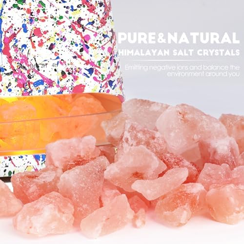 SALKING 2-in-1 Himalayan Salt Lamp for Home & Essential Oil Diffuser, 150ml