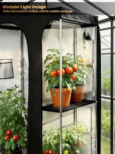 GlOWRIUM T5 Grow Light for Indoor Plants, 3500K Plant Light Strip