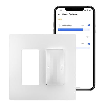 Legrand Radiant WNRH2WH Smart Gateway with Netatmo, Surface Mount, Compatible with Alexa, Google Assistant & Apple HomeKit, White (1 Count)