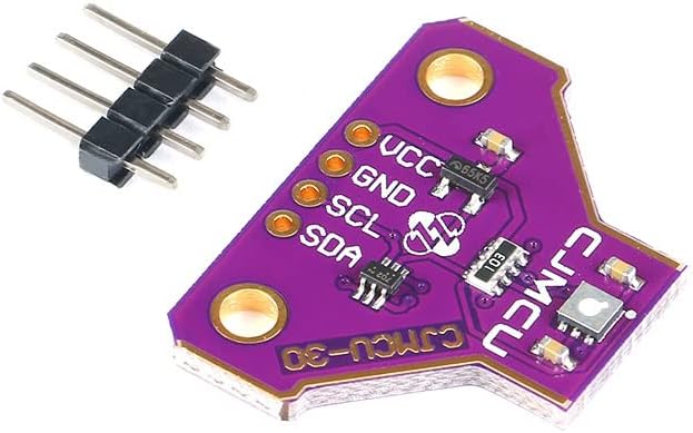 SGP30 Gas Detector Sensor Module TVOC/eCO2 Indoor Air Measurement Detector TVOC CO2eq Low Power Consumption 48mA 1.8V Multi Pixel Digital Gas Sensor Module IIC I2C Air Quality Monitor
