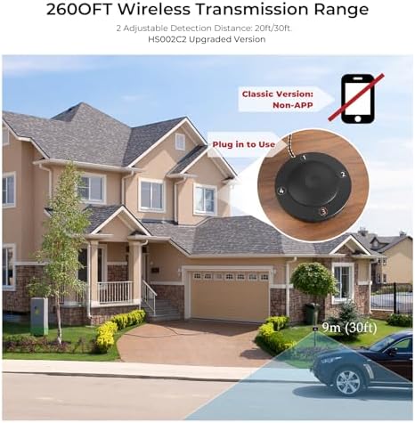 eMACROS Driveway Alarm Receiver Only, Sensor Required-Not Wrok for Pre-2022