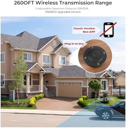 eMACROS Driveway Alarm Receiver Only, Sensor Required-Not Wrok for Pre-2022