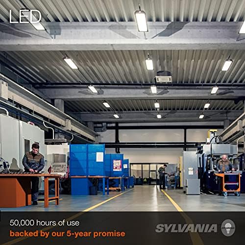 LEDVANCE Sylvania 4ft LED Strip Light, 20W Equivalent, CCT 3 Color Select, 3000K/4000K/5000K, Linear Ceiling Luminaire (61453), 48", 1 Pack