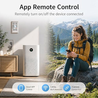 WiFi Smart Energy Meter AC 63A 220VAC, WiFi Earth Leakage Over Under Voltage Protector, Circuit Breaker Din Rail, Electricity Energy Monitor APP Remote Control Smart Life