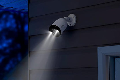 Lorex Outdoor 4K IP Add-On Metal Bullet Security Camera | NVR Add-On | Smart Motion Detection | 2-Way Talk | Color Night Vision | IP67 Waterproof | Requires Recorder