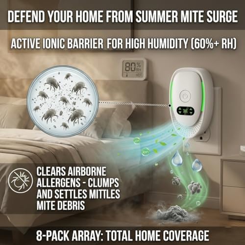 2026 Air Ionizers for Dust Mites,Small Negative Ion Air Purifiers for Home