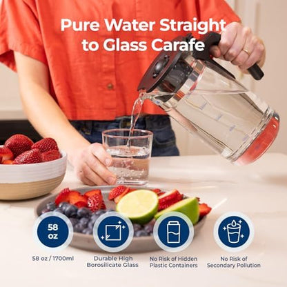 Bluevua RO100ROPOT Countertop Reverse Osmosis Water Filter System