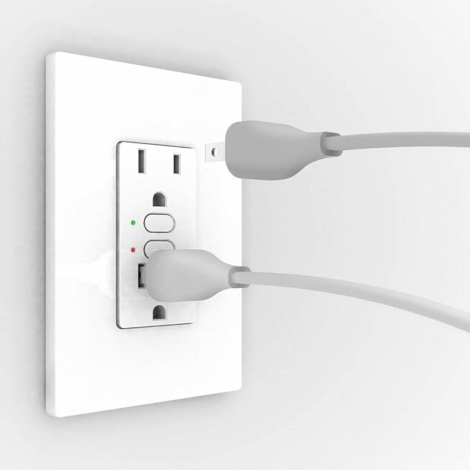 Insteon Smart Dual On/Off Wall Outlet, Top & Bottom Outlets Independently Controllable, 2663-222 (White) - Insteon Hub required for voice control with Alexa & Google Assistant