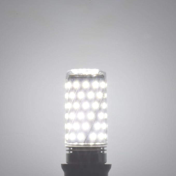 RAYHOO Candelabra LED Bulbs Incandescent 80-100W Bulb Equivalent, Standard Medium E12 Base,1000Lumens Non-Dimmable,4 Pack(White 6000K)