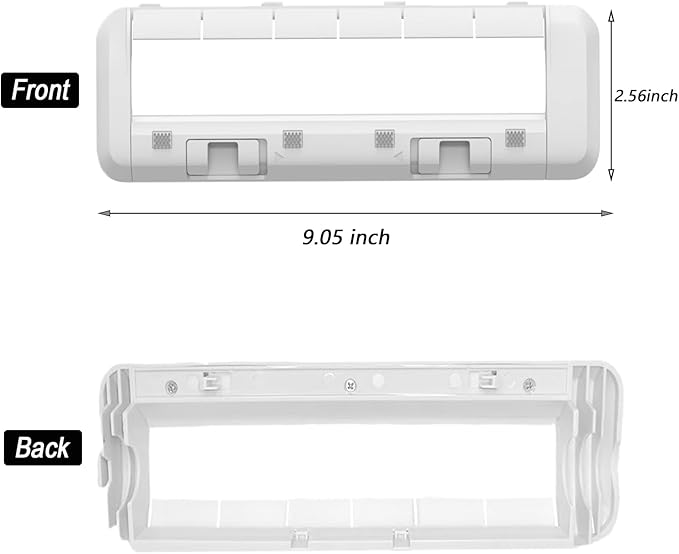 Main Brush Cover Replacement for Dreame L10S Ultra, L10 Ultra, S10, L20 Ultra, X40 Ultra, X30 Ultra Robot Vacuum Cleaner, X40 Ultra Brush Guards Back Cover Accessories