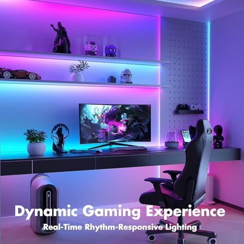 Led Lights for Bedroom 130FT Smart IC+RGB Strip Lights