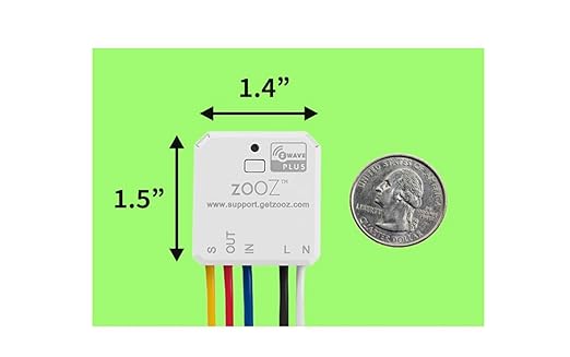 Zooz 700 Series Z-Wave Long Range Smart Relay ZEN51 | Installs Behind Wall Switch Or at The Light | Compatible with SmartThings, Hubitat, and Home Assistant | Z-Wave Hub Required (Sold Separately)