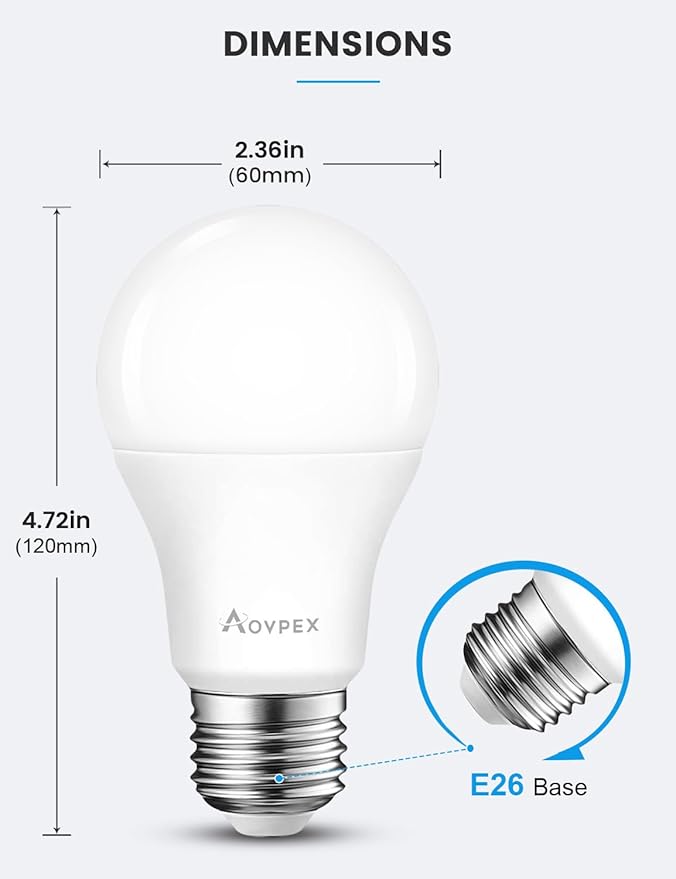 Dusk to Dawn LED Light Bulbs Outdoor, 13W Ultra Bright(100W Equivalent), 3000K Warm White Lightbulb Built-in Photocell Sensor, Auto On/Off Bulb for Garage, Wall Lantern, Patio, 2 Pack