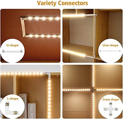 WOBANE LED Display Light Kit, Set of 8x12 inch LED Strip Bar, 6000K White