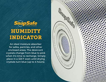 SnapSafe Reusable Canister Dehumidifier, 75902 - Portable, Easy to Use Moisture Absorbers for Gun Safes & Cabinets - Prevent Moisture Damage for Gun Safe Accessories, Firearms in Your Gun Vault