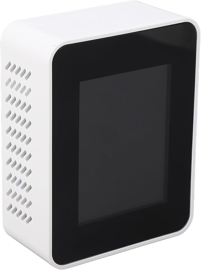 Portable CO2 Detector, 5-in-1 Air Quality Monitor with HCHO, TVOC, Temp, Humi, Ideal for Detecting Carbon Dioxide Concentration in the Air