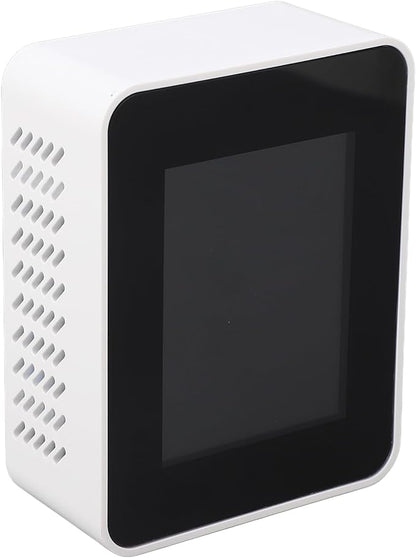 Portable CO2 Detector, 5-in-1 Air Quality Monitor with HCHO, TVOC, Temp, Humi, Ideal for Detecting Carbon Dioxide Concentration in the Air