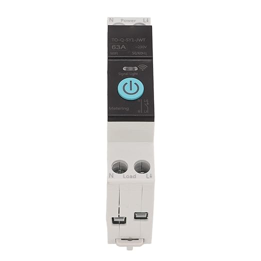Din Rail Circuit Breaker - Smart WiFi Switch | Mobile Phone Remote Control, 3 Timing Modes for Intelligent Household Appliances