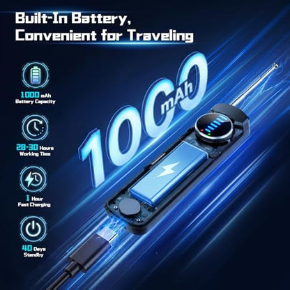 7-in-1 Hidden Camera Detectors, AI Chip Anti-Spy Camera Finder, 6 Modes