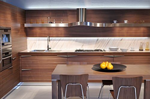 LED Lighting | Cut and Connect Series Kit Ultra Bright | Warm White | 3000 K | ~9.5ft/ 3M Kit Under Cabinet Lighting | Accent Lighting | Dimmable | Customizable Length with Adhesive LED Strip