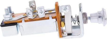 United Pacific C475901 Chrome Plated Headlight Switch for 1947-59 Chevy & GMC Trucks, Universal Headlight Switch, 12V & 6V System - ONE Unit