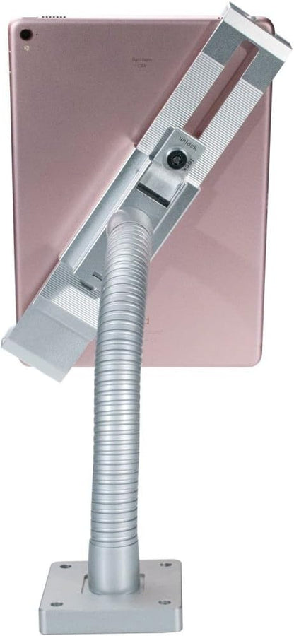 CTA Digital Portable Electronic Device Mount, Silver, Compatible with 7-13 Inch Tablets and Smartphones