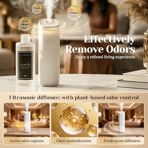 Waterless Essential Oil Diffuser (M60) with 2x120ml Oil