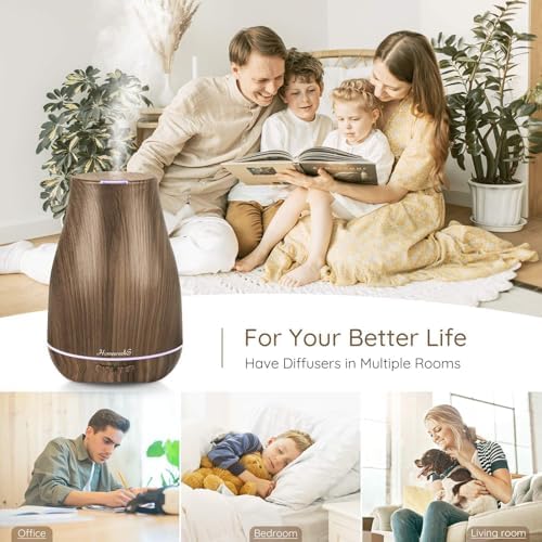 Homeweeks Essential Oil Diffuser for Room 100 ML 1 Pack