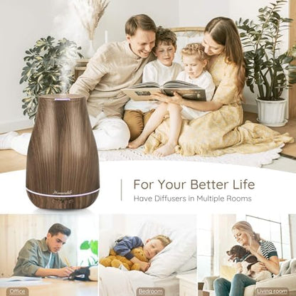 Homeweeks Essential Oil Diffuser for Room 100 ML 1 Pack