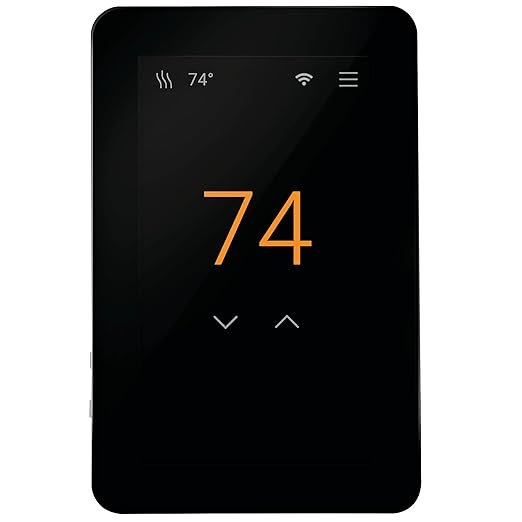 SunTouch SunStat CommandPlus Touchscreen Programmable Smart Wi-Fi Thermostat for Electric Floor Heating Systems, 4.3" Screen, Floor and Air Sensing Control, Energy Monitoring, Remote Access