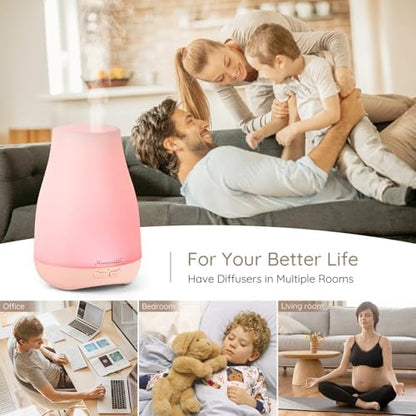 Homeweeks Essential Oil Diffuser for Room 100 ML 1 Pack
