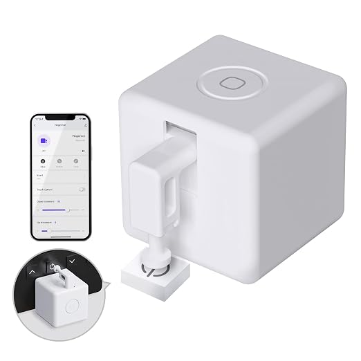 MOES Fingerbot Plus Smart Button Pusher No Wiring Switch with Accessory Kit, Tools Packs