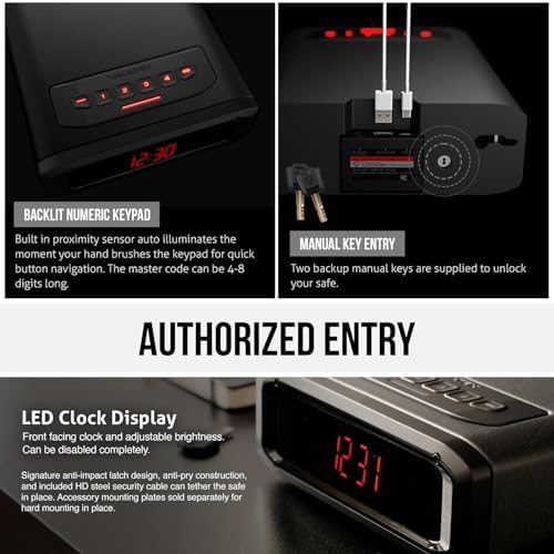 VAULTEK DS2e Smart Station™ Essential Model with Digital Keypad + Auto Open Drawer + Charging Ports