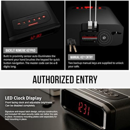 VAULTEK DS2e Smart Station™ Essential Model with Digital Keypad + Auto Open Drawer + Charging Ports