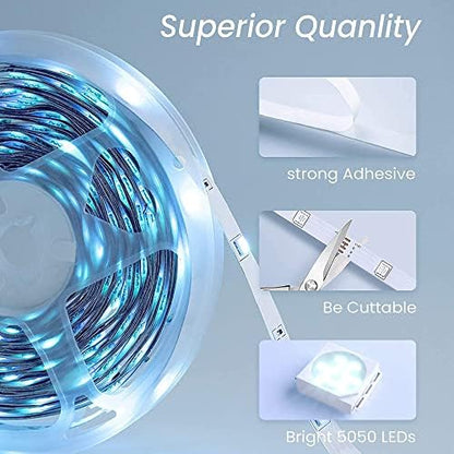 TJOY 100FT Smart Led Strip Lights for Bedroom Alexa Compatible Wireless RGB